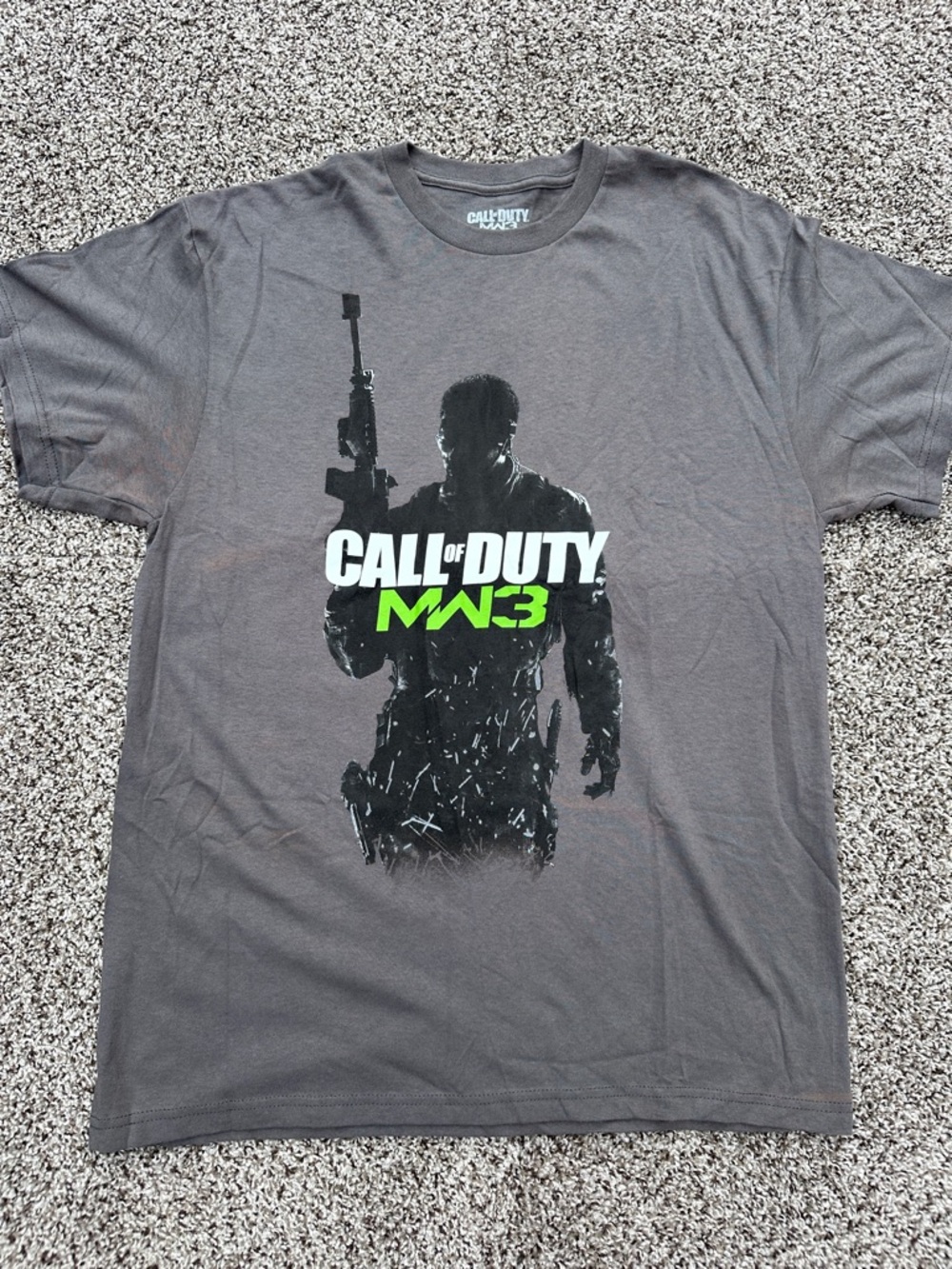 Y2K MW3 Graphic Tee - Gray